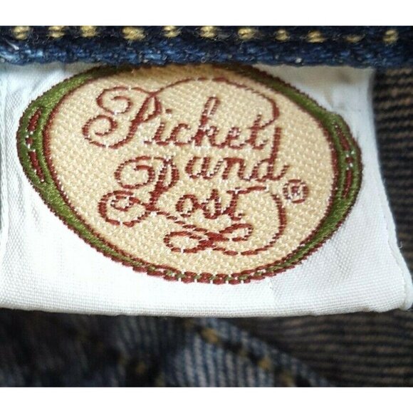 Picket Post Jeans 28/30 High Waist Denim Mom Tapered Leg Retro Vtg 80s USA - Picture 7 of 10